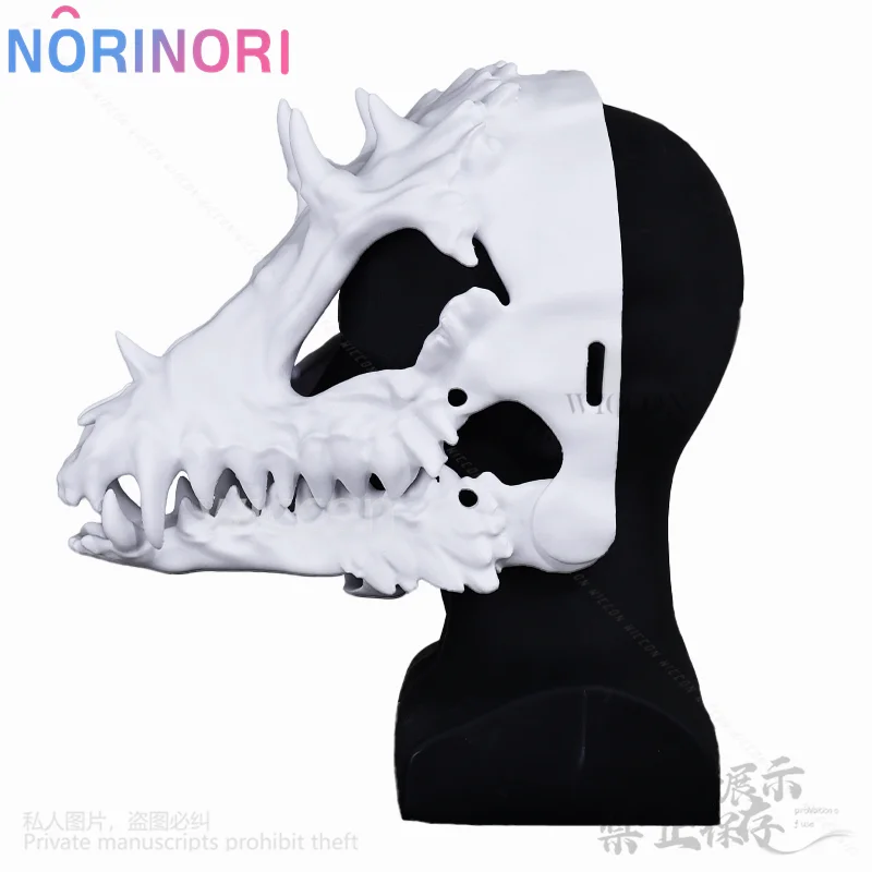 Game Animal Furry 3D Mask Cosplay Furrsuit Kigurumi Props Polylactic Acid Headwear Halloween Christmas Party Customized