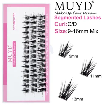 Russian Personal Eyelashes 3D Sexy Fluffy Single Cluster False Eyelashes Are Natural, Soft, And Easy To Operate Makeup Tools 1