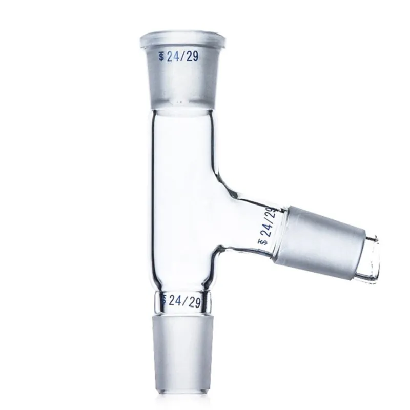 19/26 24/29 29/32 Adattatore In Vetro Vuoto 105 Piega Con