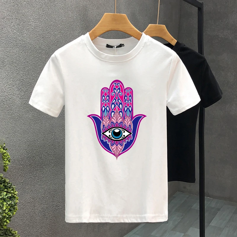 Creativity Brand 100% bumbac de înaltă calitate cu imprimeu pentru cupluri, vară Haruku pentru bărbați/femei, tricou cu mânecă scurtă, mărime asiatică_voghion.com