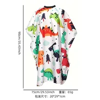 Cape de coiffeur pour enfants, dessin animé, pour Salon de coiffure professionnel, enveloppe de barbier, robe de coupe imperméable, fournitures de soins capillaires 5