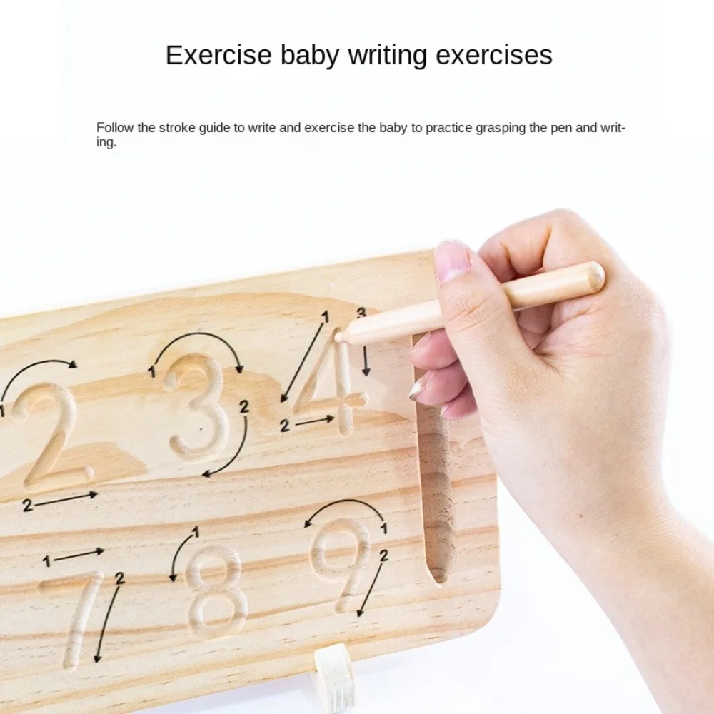 2 in 1 Preschool Learning Toys Learning Math Operations Diversity Training Montessori Toys Wooden Finger Arithmetic