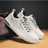 Leather Casual Shoes for Men Comfortable Flat Shoes Men's Non-slip Wear-resistant Sports Shoes Outdoor Wild Men Sneakers Shoes 2