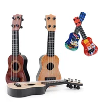 Mini Guitar 4 Strings Classical Ukulele Guitar Toy Musical Instruments for Kids Children Beginners Early Education Small Guitar 1