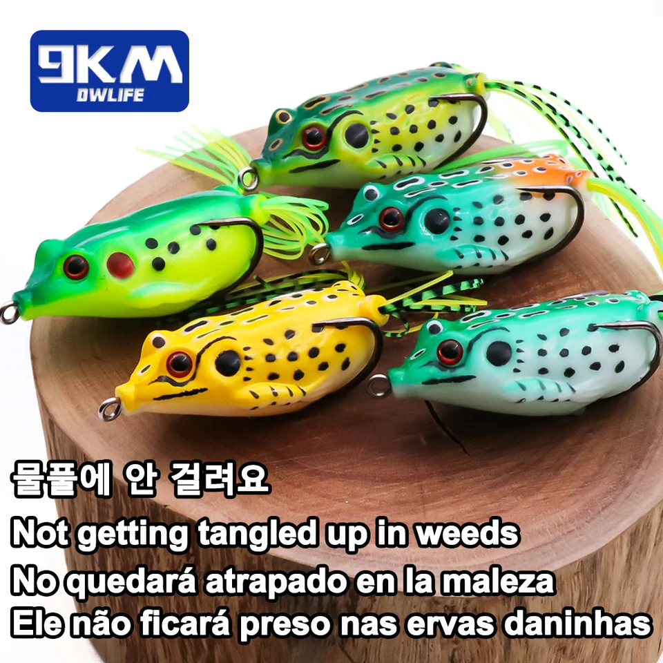Reaction Tackle 2.25" Hollow Body Frogs With Swimming Legs (2-Pack) Blue Moon Frog #31 - View #3