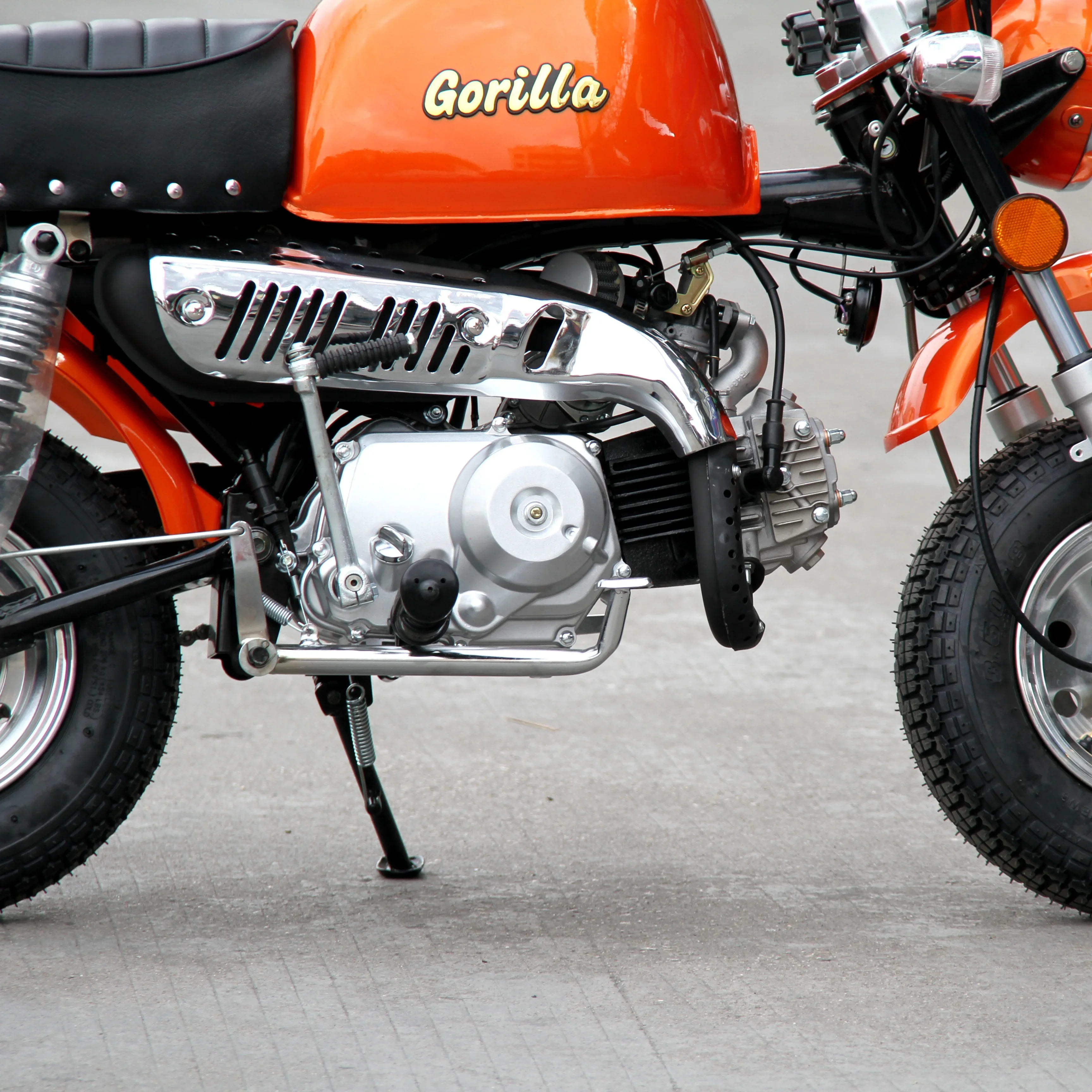 110/125CC 4stoke Air Cooled New Discount High Quality Semi Automatic Motorcycle Gorilla Bike Orange In Stock 3