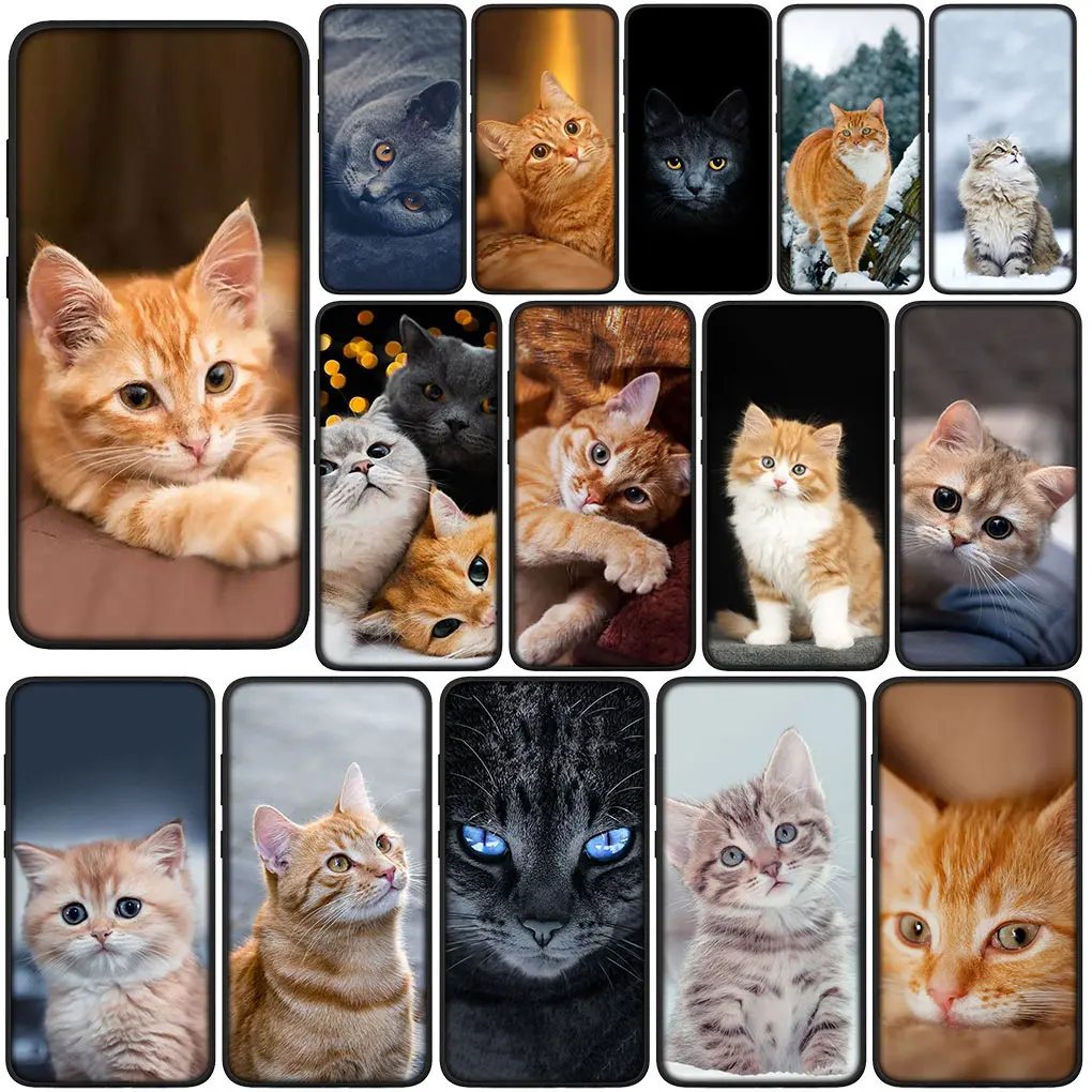 Meow Eyes Kitten Cat Soft Phone Case Cover