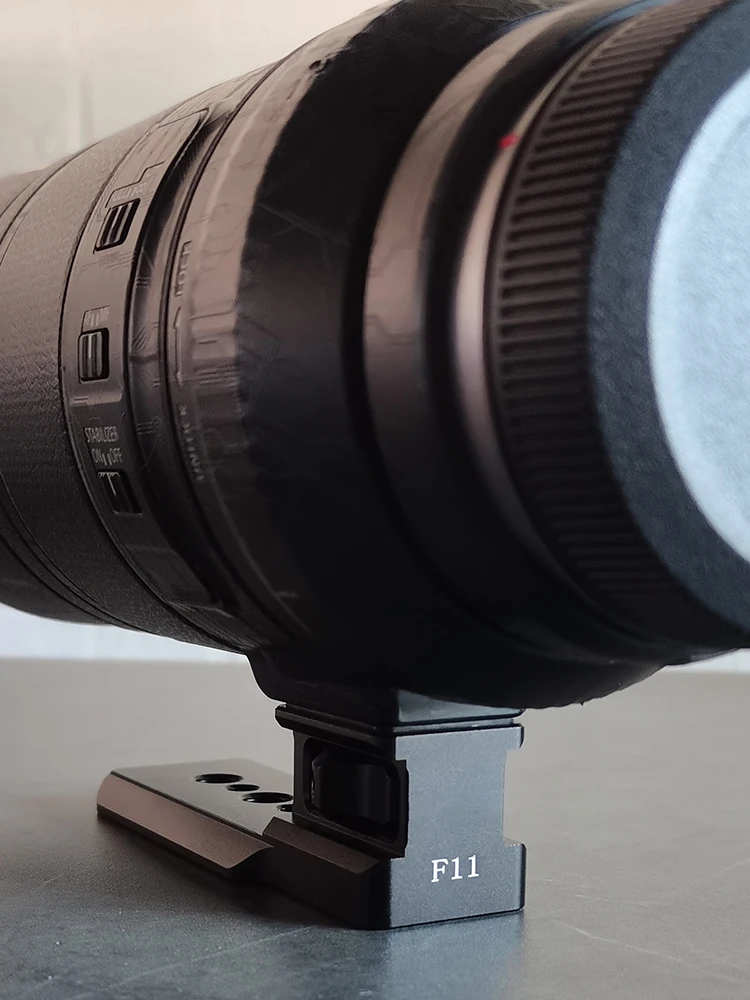 캐논 RF 600mm/800mm F11 IS STM용 아르카 렌즈 칼라 교체용 퀵 릴리즈 플레이트 39mm 도브테일 렌즈 지지 브래킷