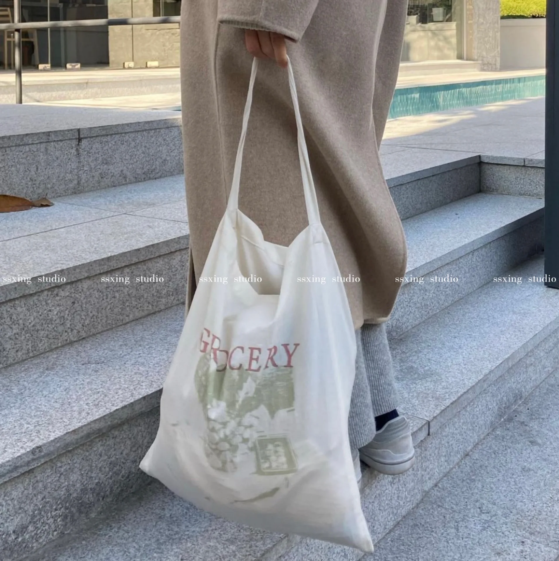 

Простая холщовая Ретро сумка через плечо в южнокорейском стиле ins, сумка для отдыха, художественная Сумка-тоут