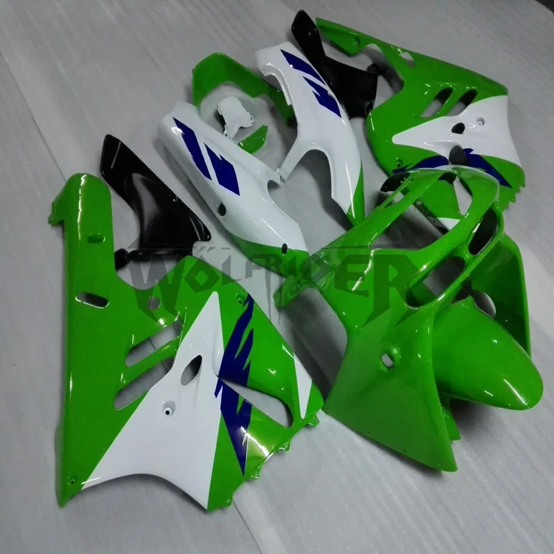 

Full fairing kits for ZX-9R 1994 1995 1996 1997 green white ZX9R 94 95 96 97 ABS plastic bodywork kit motorcycle fairings