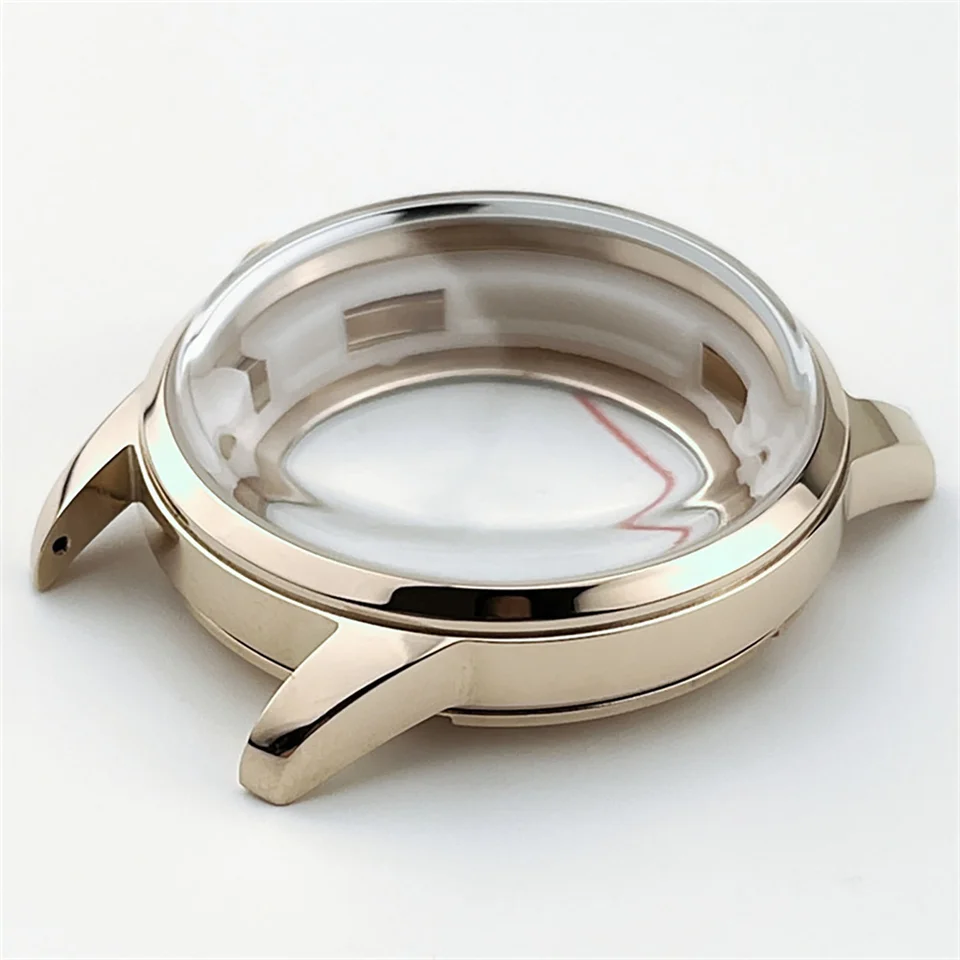Boîtier de montre en verre saphir en acier inoxydable NH35, 39.5
