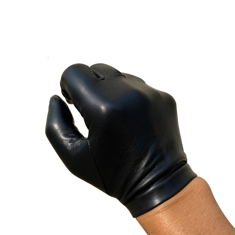 Highshine Luxury Men's Thin Soft Leather Gloves Touch Screen Compatible Tightfit Winter Warm Driving Gloves Elegant Fashion