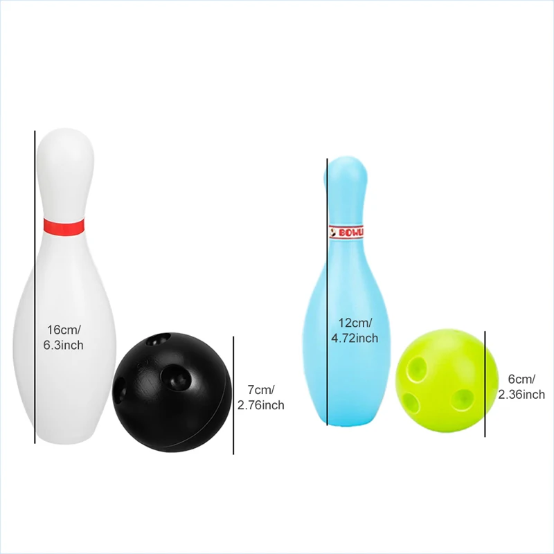Set da bowling in plastica colorata - immagine 5