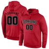 Custom Name Number Pinstripe Hoodies Fashion Simple Mens 3D Printed Hooded Sweatshirt Loose Team Uniforms Tracksuit DIY Pullover 2