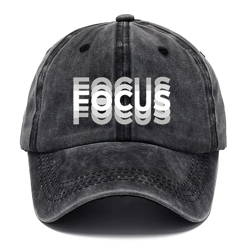 Print Cap Washed Cotton Adjustable Classic Style Baseball Cap Sports Duckbill Hat for Men and Women