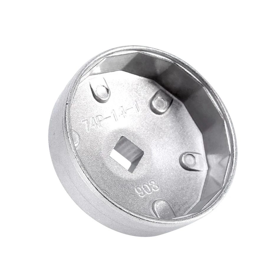 Oil Filter Wrench 74mm 14 Teeth Aluminum Socket Remover Tool For BMW AUDI Benz Auto Tool