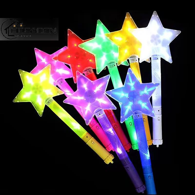 

Five-pointed Star Luminous Light Stick Fluorescent Happy Birthday Party Decor Kids Favor Gift Party Supplies