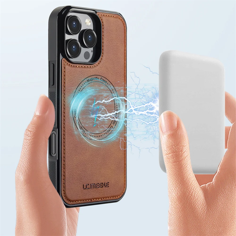 Elegant Magnetic Phone Case for iPhone - Sleek and Durable Protection Cover
