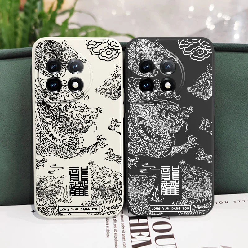 Flying Dragon Liquid Silicone Phone Case