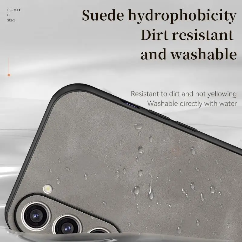 Luxury Sheepskin Leather Case - Retro Back Cover