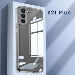 Upscale Transparent Soft TPU Protective Phone Case (For Samsung S21 Plus)