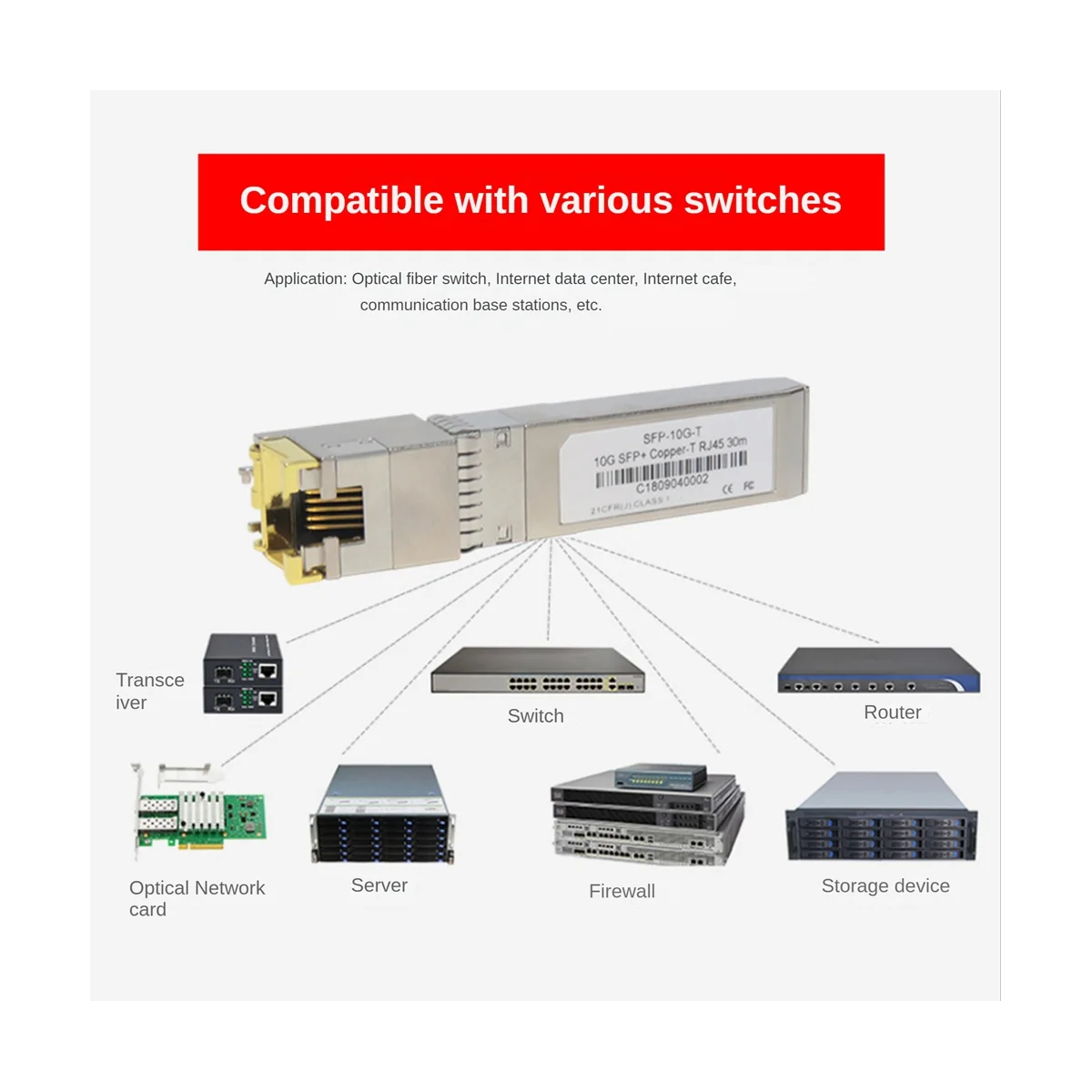Рисунок 4 - SFP-10G-совместимый трансивер
