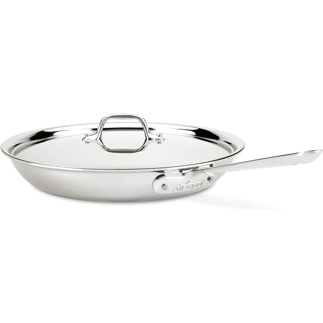 D3 Stainless 3-ply Bonded Cookware, Fry Pan, 12 inch