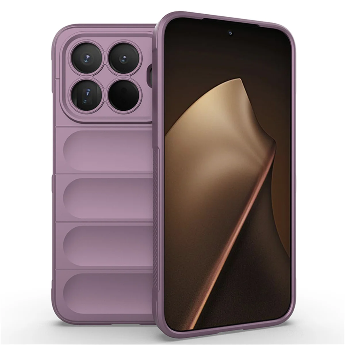 Liquid Silicone Anti-Fall Shockproof Phone Case with Soft Protective Back Cover