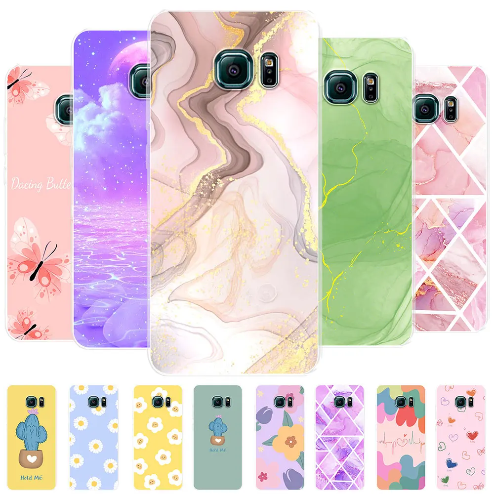Per Samsung S6 Edge Case Cover Posteriore In Silicone Morbido Per Samsung Galaxy S6 Edge Plus Fundas Coque Per Samsung S6 Clear Bumper Shell