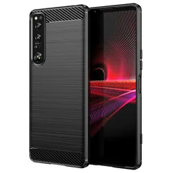 Shockproof Soft Silicone Bumper Case - Protective Cover - Xperia 8 Lite (Black)
