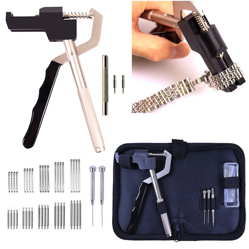 Watchband Repair and Adjustment Tool Set with Storage
