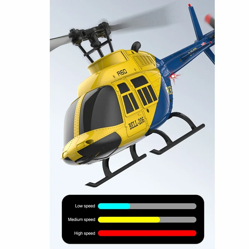 RC ERA A60 Rc Plane Helicopter 2.4G 6-Aixs Gyroscope 6ch Altitude Hold Optical Flow Bell 206 Mini Remote Control Helicopter Toys - 4