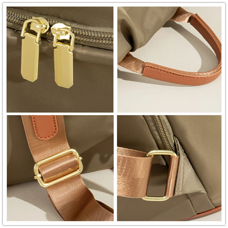 Zaino Estetico per Donne, Stile Casual in Tessuto Oxford, Borsa Leggera dal Design Semplice, Moda Femminile Urbana - immagine 4