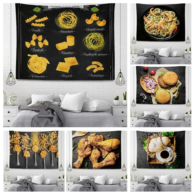 

Настенный гобелен с растениями, эстетическое украшение для домашней комнаты, подвесной большой тканевый осенний простой ковер для спальни в скандинавском стиле бохо