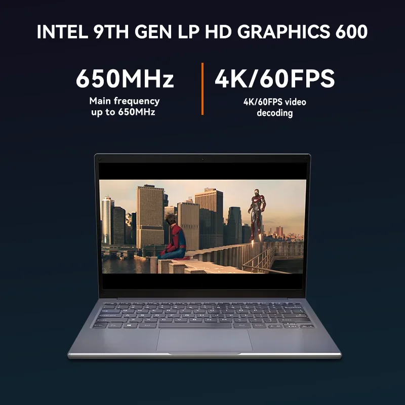 Adreamer LeoBook 13 Laptops Office School Notebooks Windows 10 Netbook 13" Intel Celeron N4020 8G 1T SSD WiFi PC for Student 3