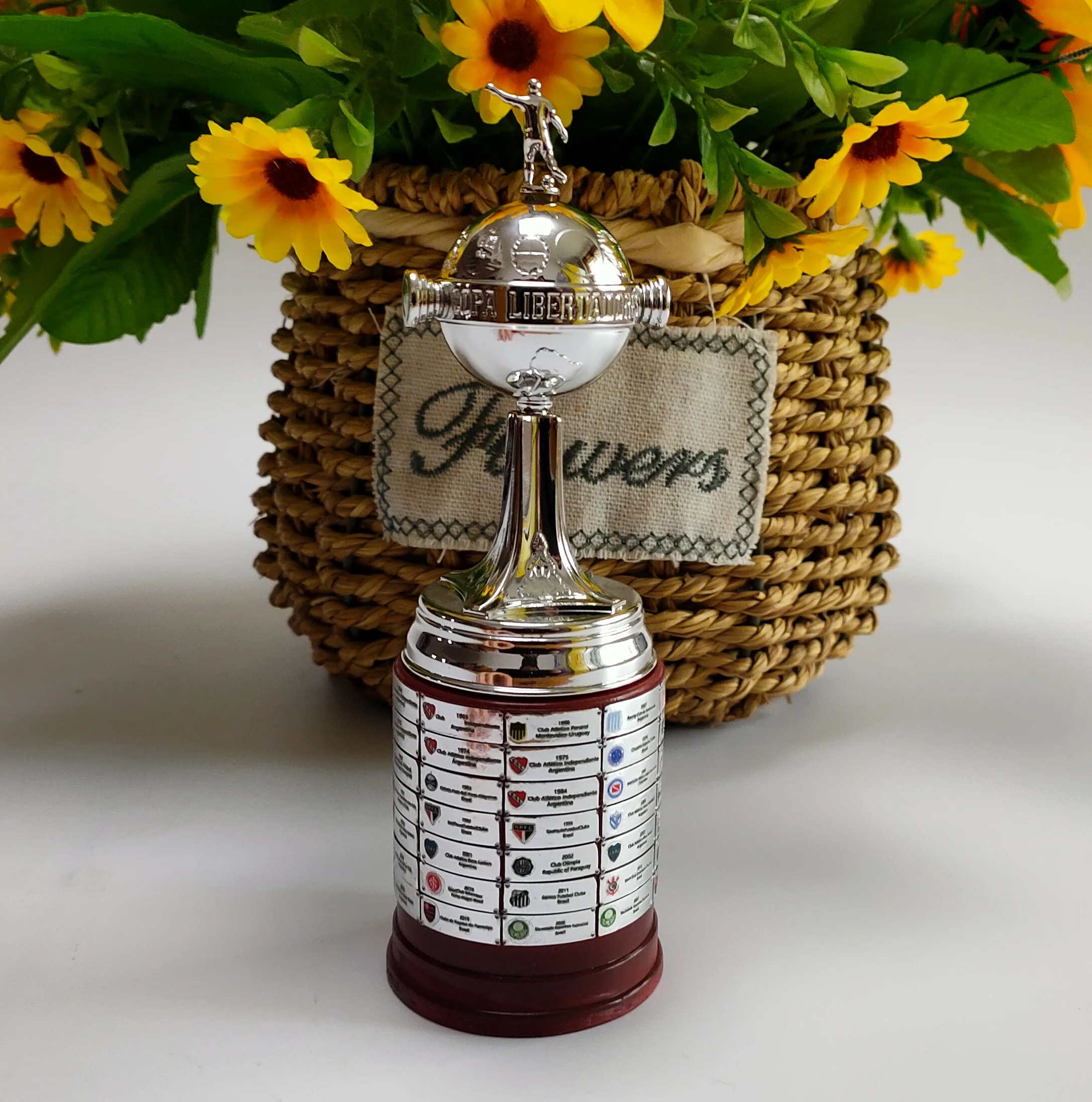 1/6 Scale Mini Copa Libertadores Medals Final Fluminense Champions Soccer Souvenirs