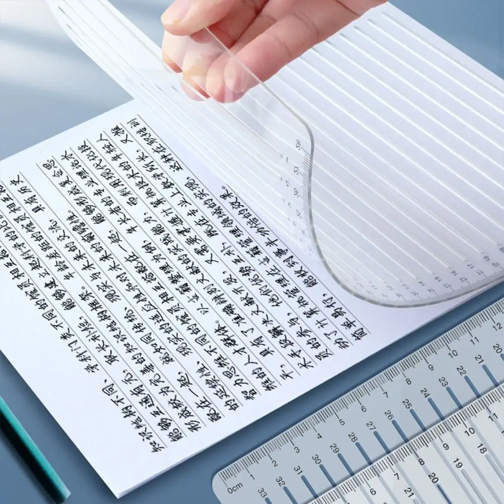 Scribing Free Examination Lines Markings Ruler Writing Stencil Straight Line Stencil Calligraphy Template