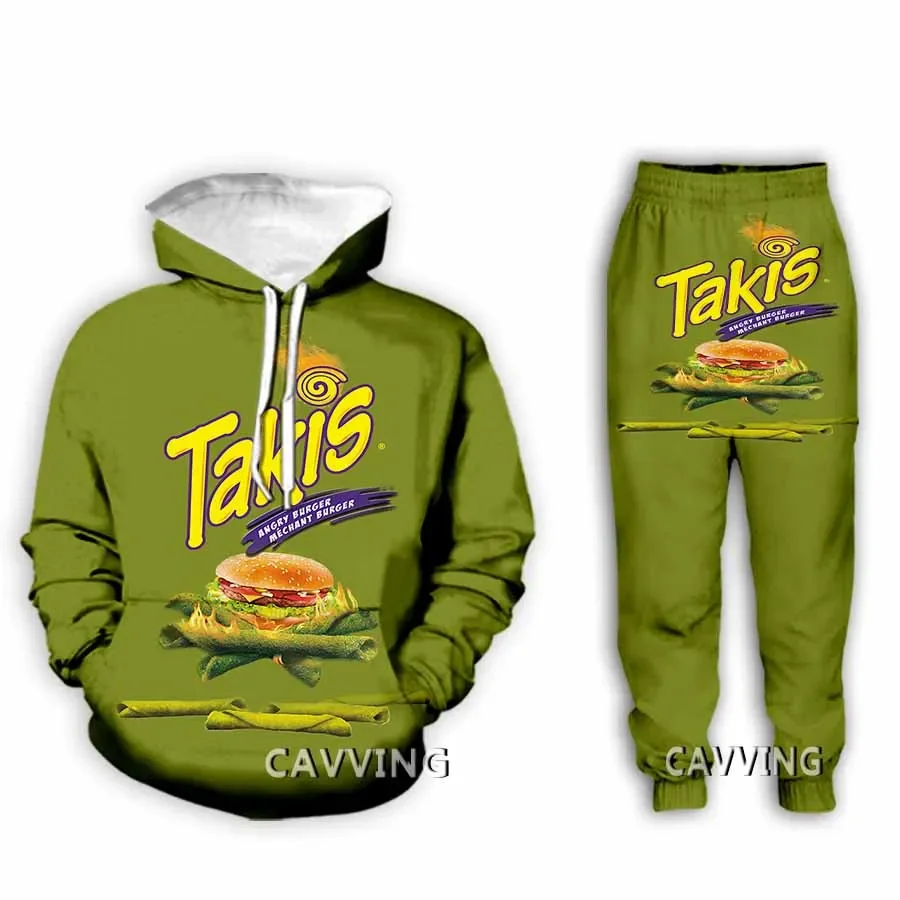 New Fashion 3D Print Takis  Hoodies/Hooded Sweatshirts + Pants Trousers Suit Clothes Two-Pieces Sets  L1 3