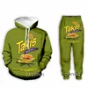 New Fashion 3D Print Takis  Hoodies/Hooded Sweatshirts + Pants Trousers Suit Clothes Two-Pieces Sets  L1 3