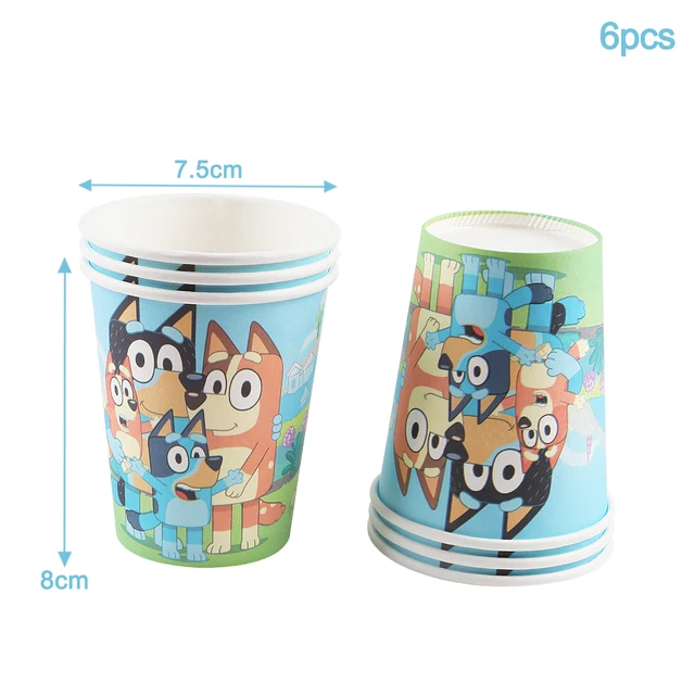 핫 블루 빙고: 멋진 생일 파티 장식과 디지털 풍선 세트