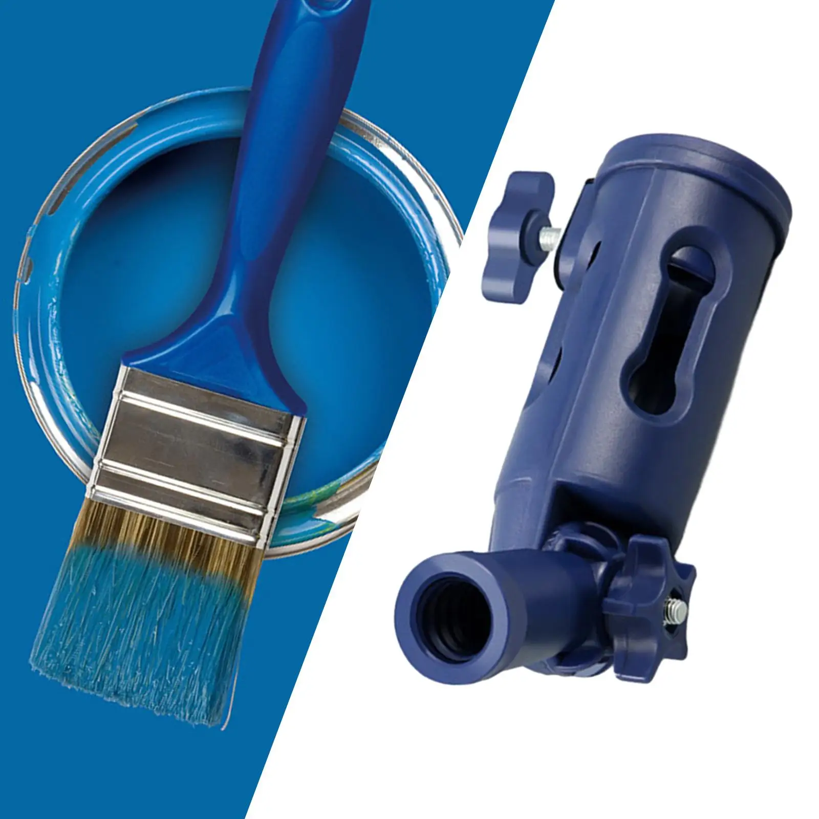 Multi Angle Paint Brush Extender Kitchen Supplies Paint Roller Holder for Household Cutting Easily Reach Corner
