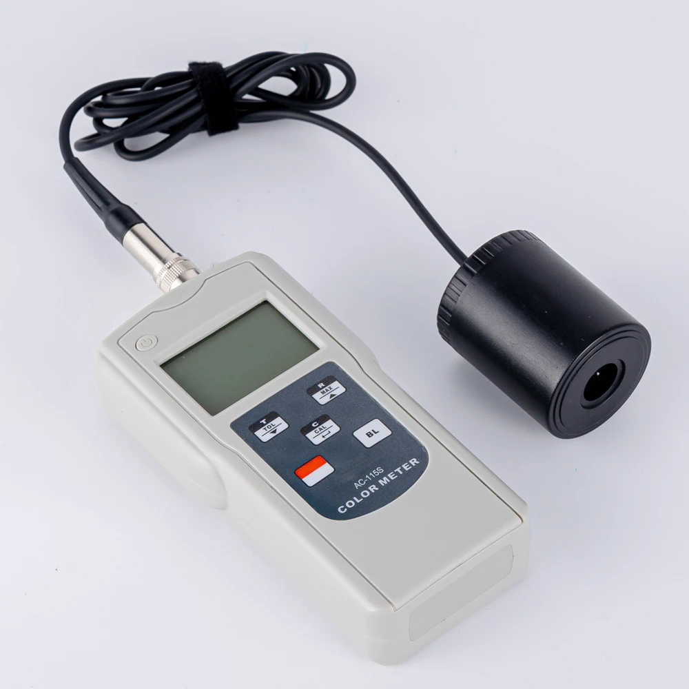 Handheld Colorimeter AC-115S High Precision Colorimeter Paint Coating Fabric Color Contrast Meter 3