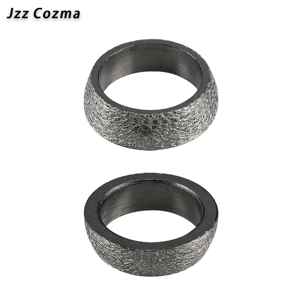1pcs Seal Donut Gasket 45 51 57 60 63 76mm Graphite Ring Exhaust Gasket for Muffler Exhaust Pipe Manifold Adapter exhaust gasket
