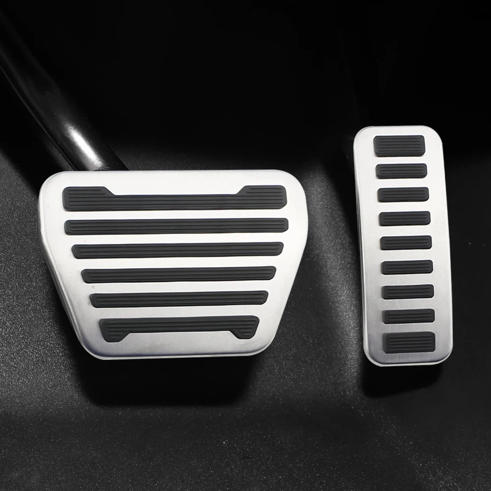 스테인레스 스틸 자동차 가스 브레이크 페달 커버, 랜드로버 디스커버리 5 2014-2020 디펜더 110 2020 레인지로버 보그 2013-2020