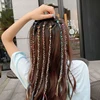 4-30Pcs 90CM Gradient Colorful Rope Tie Hair Women Dirty Braid Hair Rope Hip Hop Headband Kids Children's Ribbon Styling Braider 5