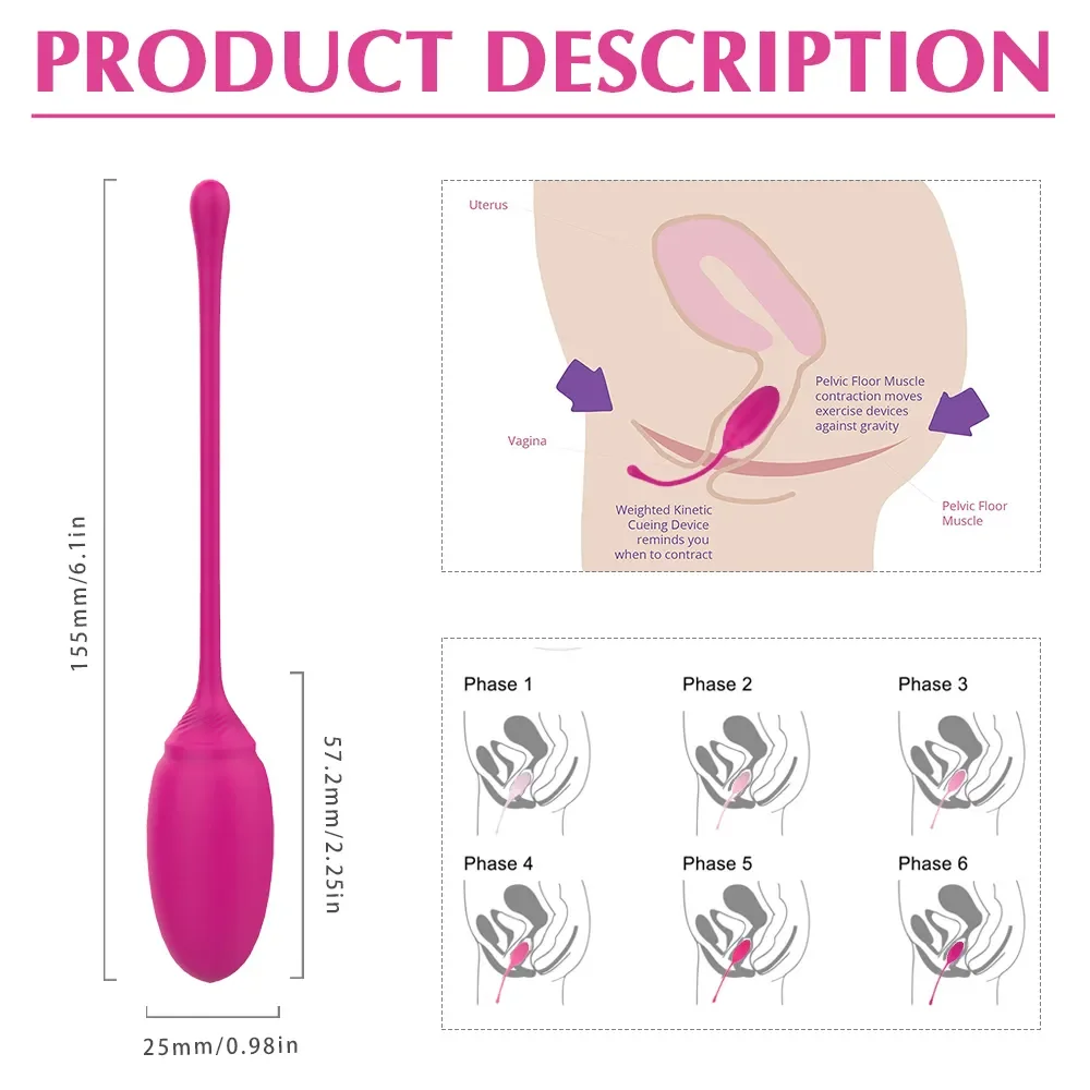 Kegel Balls Vagina Ball Kegel Sports exercise device pelvic muscle trainer ben wa balls for women