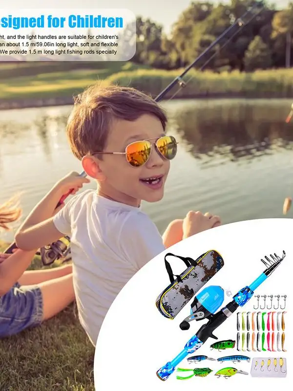 kids-fishing-pole-set-beginners-portable-rod-reel-kit-with-telescopic-fishing-rod-spinning-reel-fishing-line-fishing-tackle-bag