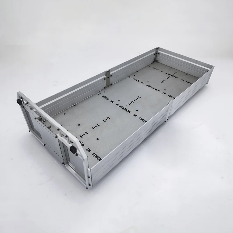 

Metal Body Fence Cargo Box Carriage for 1/14 Tamiya RC Truck Trailer JXMODEL-F1650 Crane Scania 770S MAN Benz ACTROS 3363 Volvo