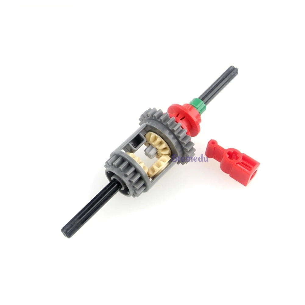 10PCS MOC Central Differential Core Module High-tech Kit DIY Technical Part Building Block Bricks 65413+65414 Compatible Legoeds