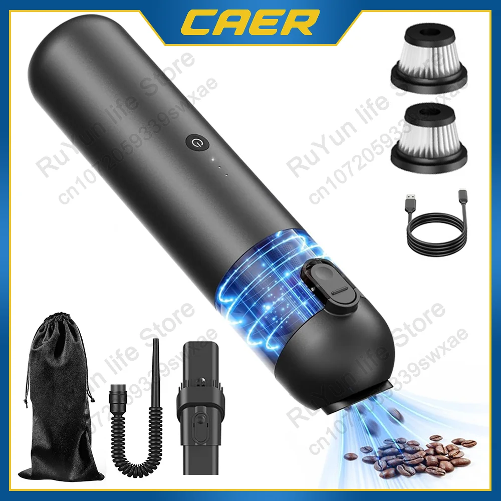Handheld Vacuum Cleaner for Car and Home Wireless Air Duster Super Suction 8000Pa High Power Brushless Motor Vacuuming Tool Set